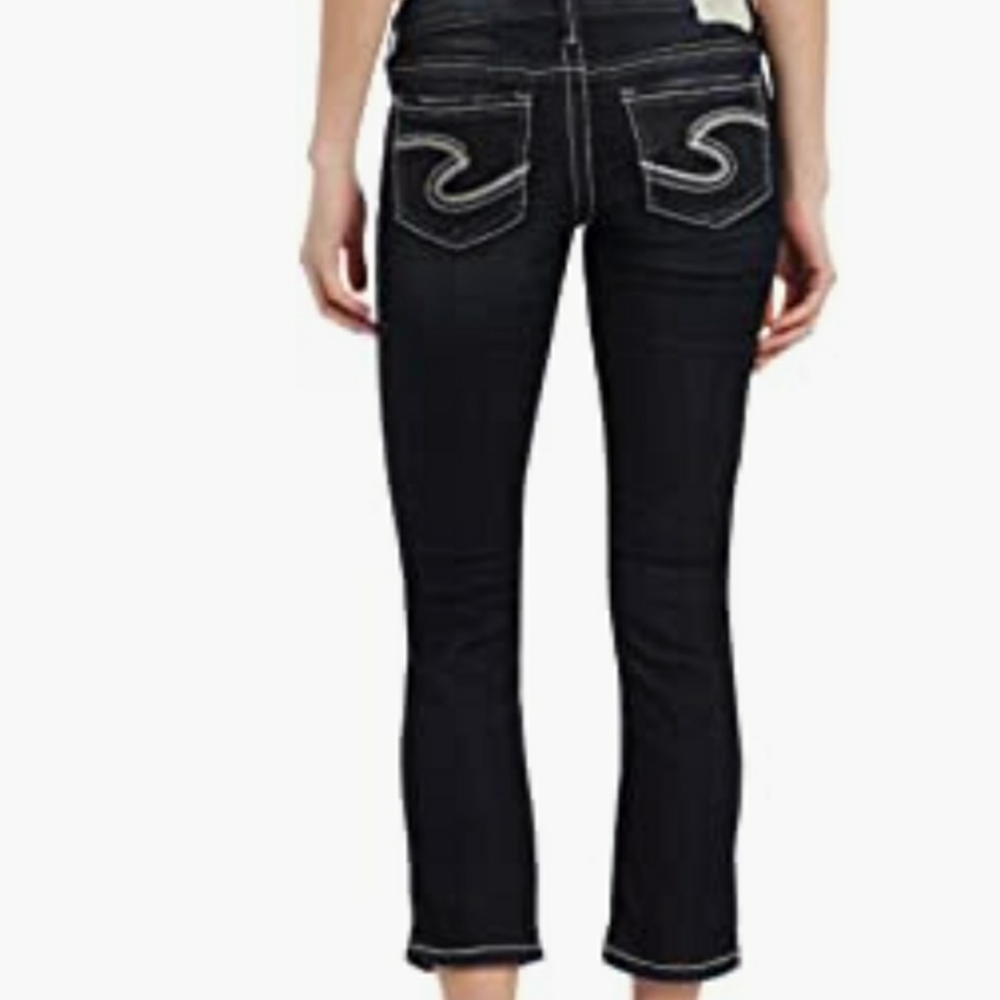 Silver Jeans Women's Black Ankle & Cropped Jeans